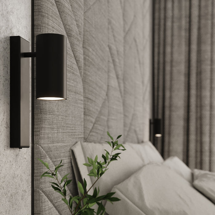 SOLLUX SL.1077 UTTI Black Wall Lamp