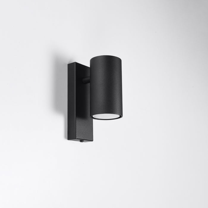 SOLLUX SL.1077 UTTI Black Wall Lamp