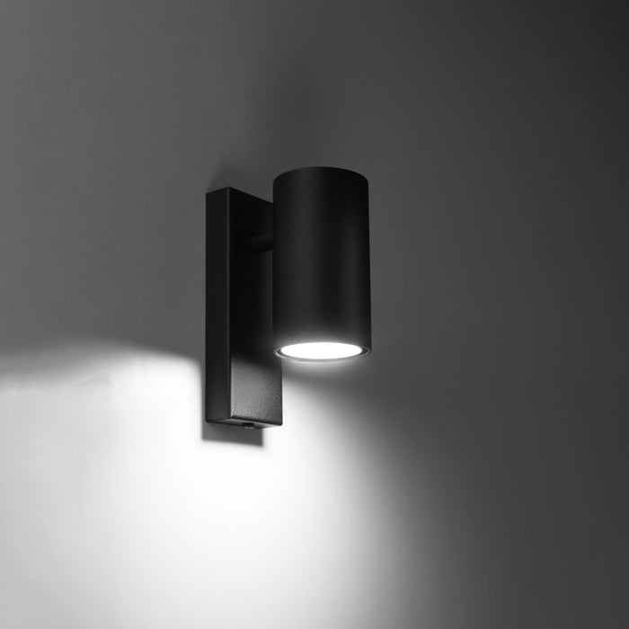 SOLLUX SL.1077 UTTI Black Wall Lamp