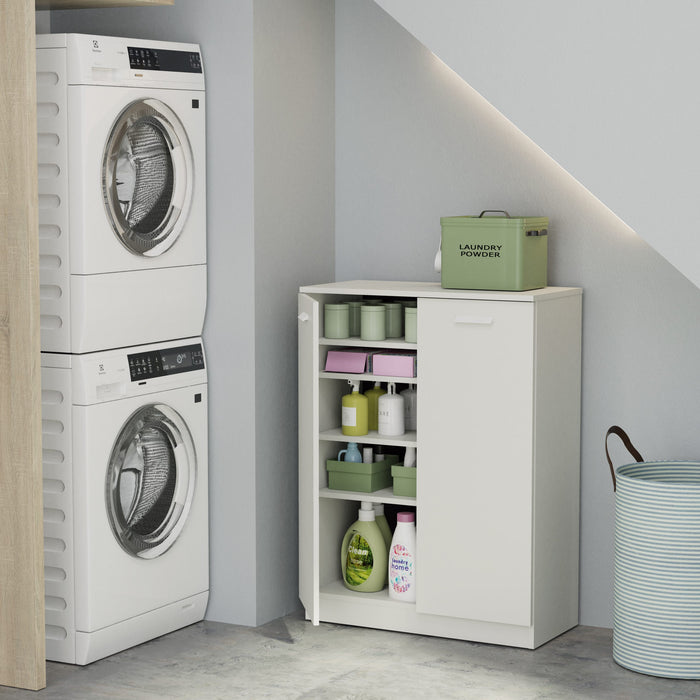 MUEBLES PITARCH Multipurpose Base with White Shelves