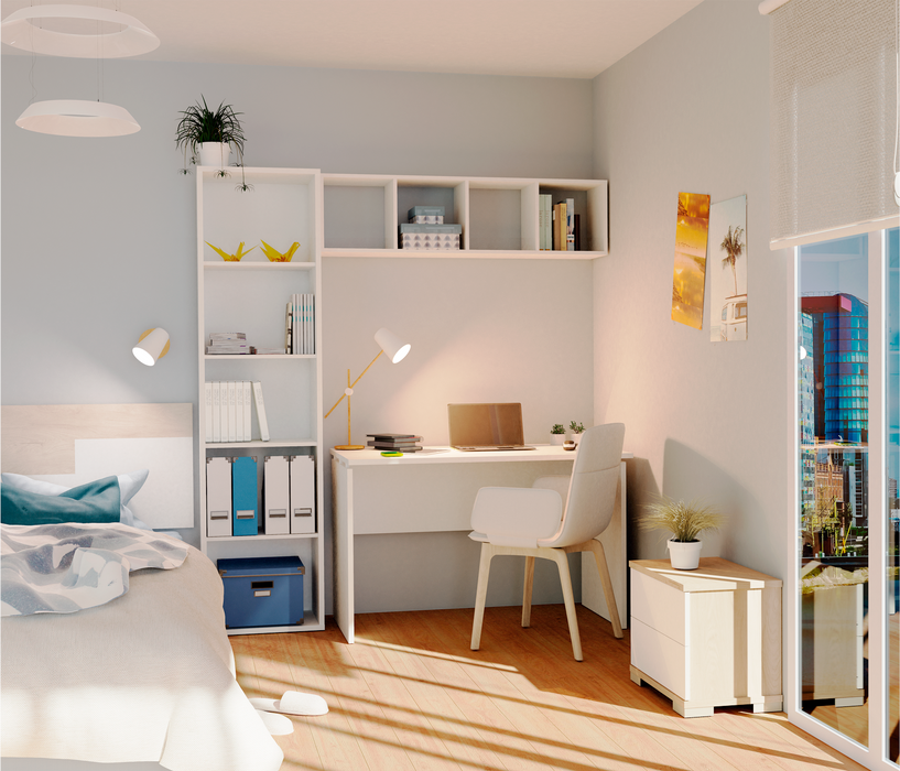 MUEBLES PITARCH Estanterías 3 Blanco