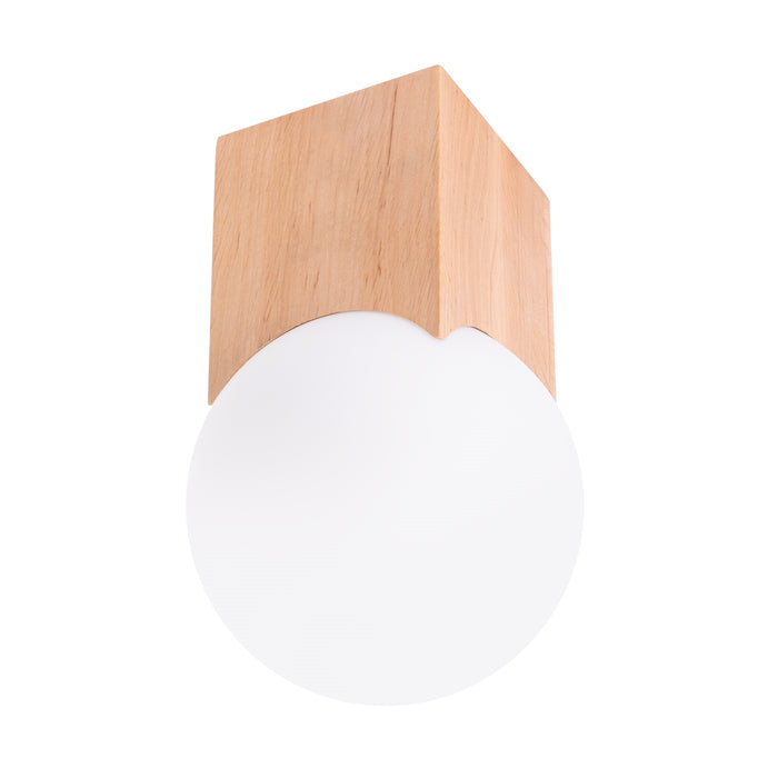 SOLLUX SL.1407 Lámpara de techo SOLIS madera natural madera natural/blanco