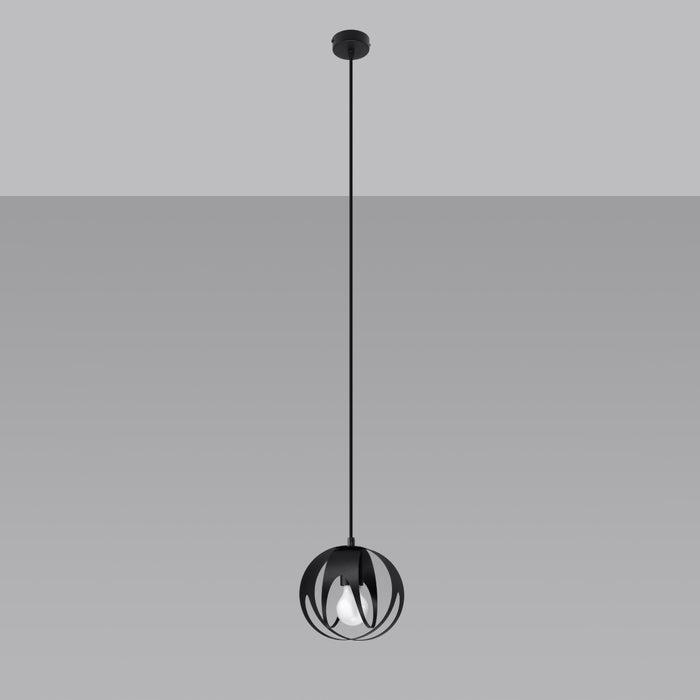 SOLLUX SL.1087 TULOS 1 Black Pendant Lamp