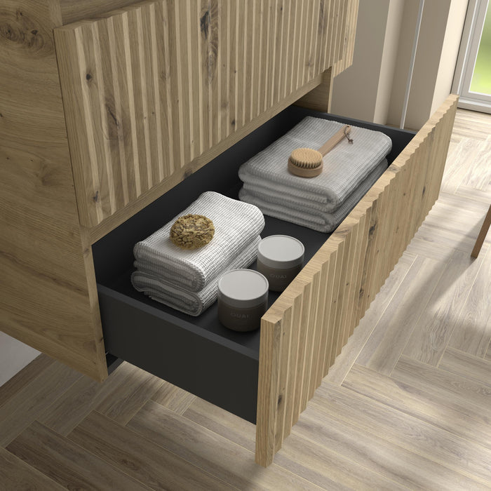 SALGAR 121750 KIRA Mueble+Lavabo TOSCANA 140cm Roble