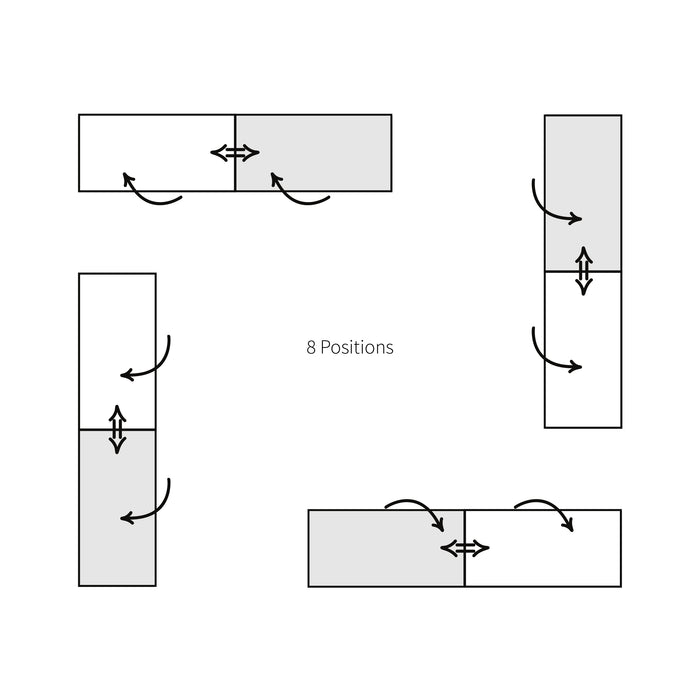 MUEBLES PITARCH Módulo 180 Nilo Blanco /Roble Gold