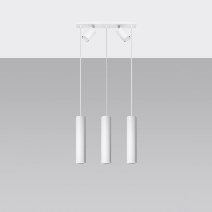 SOLLUX SL.1098 Lámpara Colgante RING 3 Blanco