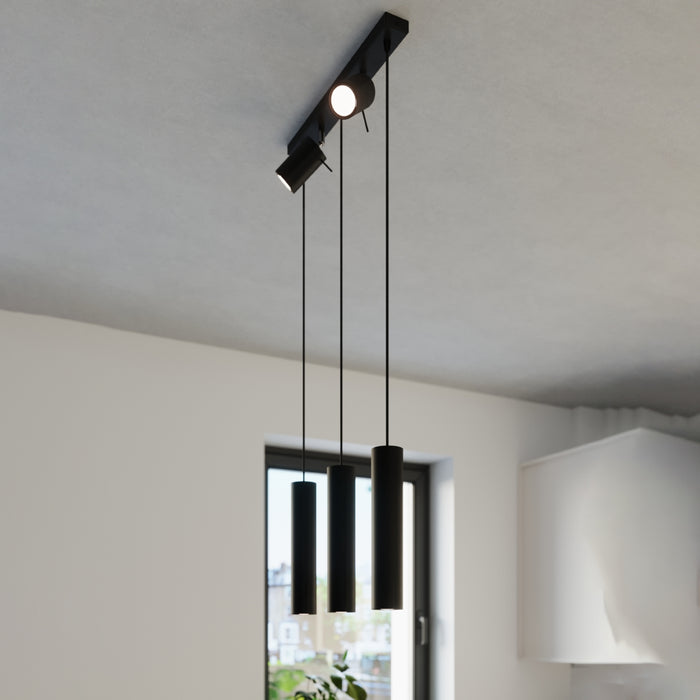 SOLLUX SL.1099 Pendant Lamp RING 3 Black