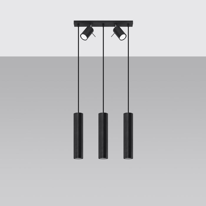 SOLLUX SL.1099 Pendant Lamp RING 3 Black