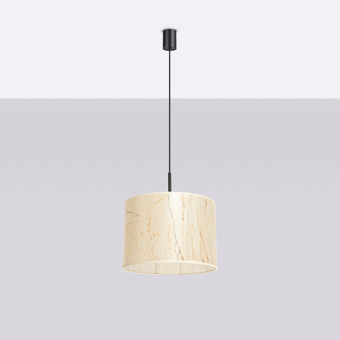 SOLLUX SL.1850 Lámpara colgante NEVIA mármol mármol beige/negro
