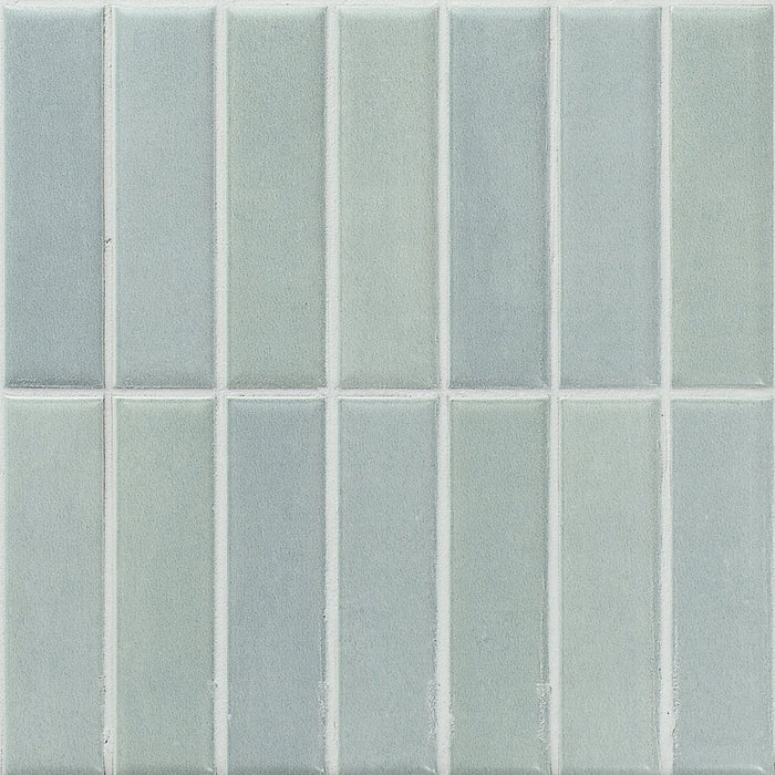 CARMEN A040932 INCISION ACQUARELLA LIGHT GREEN 20X20 Azulejo Esmaltado