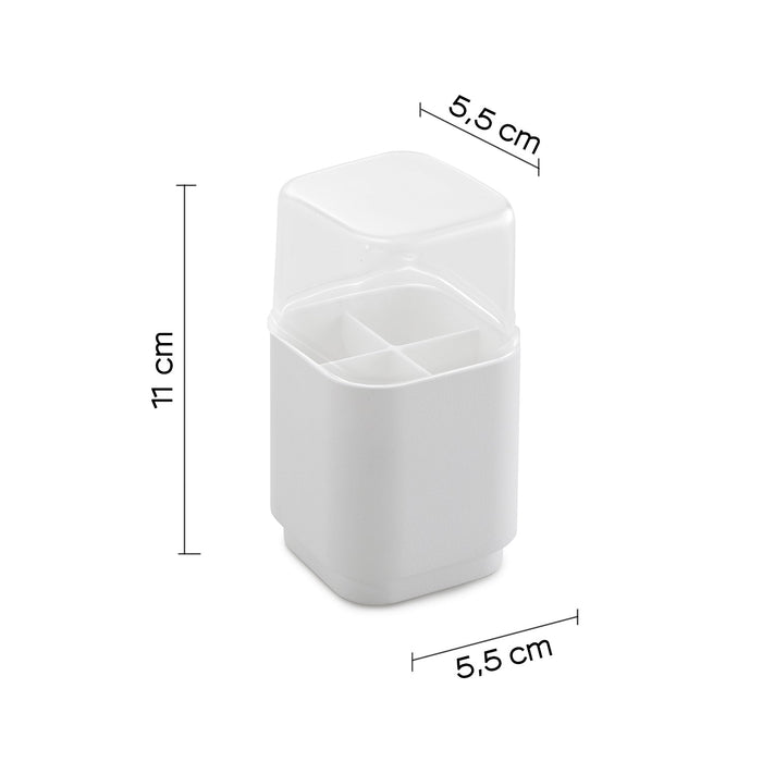 GEDY 63056600300 SEVENTY Porta Cabezales Cepillo de Dientes Beige