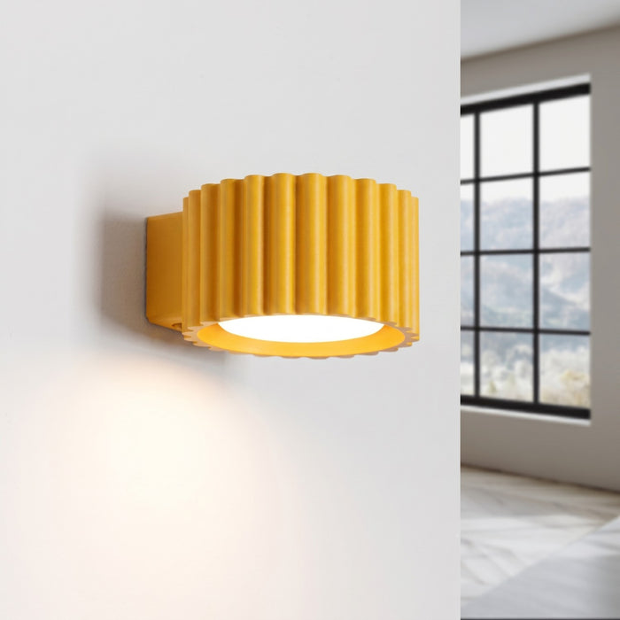 SOLLUX SL.2624 Aplique de pared AURA amarillo Gx53