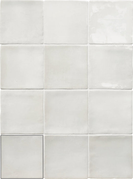 CARMEN A039201 SEVILLE SNOW 10x10 Azulejo Esmaltado