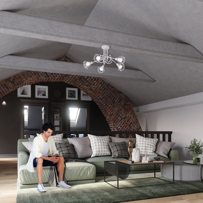 SOLLUX SL.1104 Lámpara de Techo ARTEMIS 3 Blanco