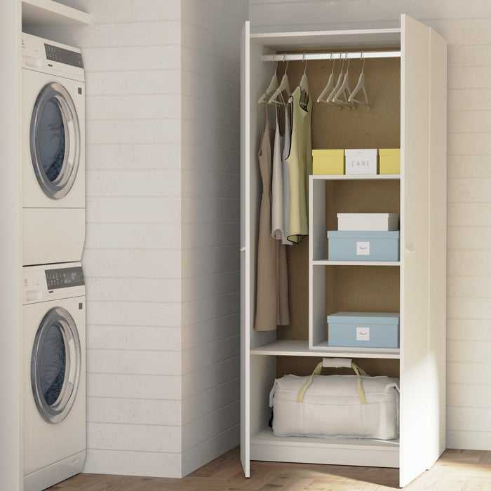 MUEBLES PITARCH Armario 2 Puertas Tibet Blanco