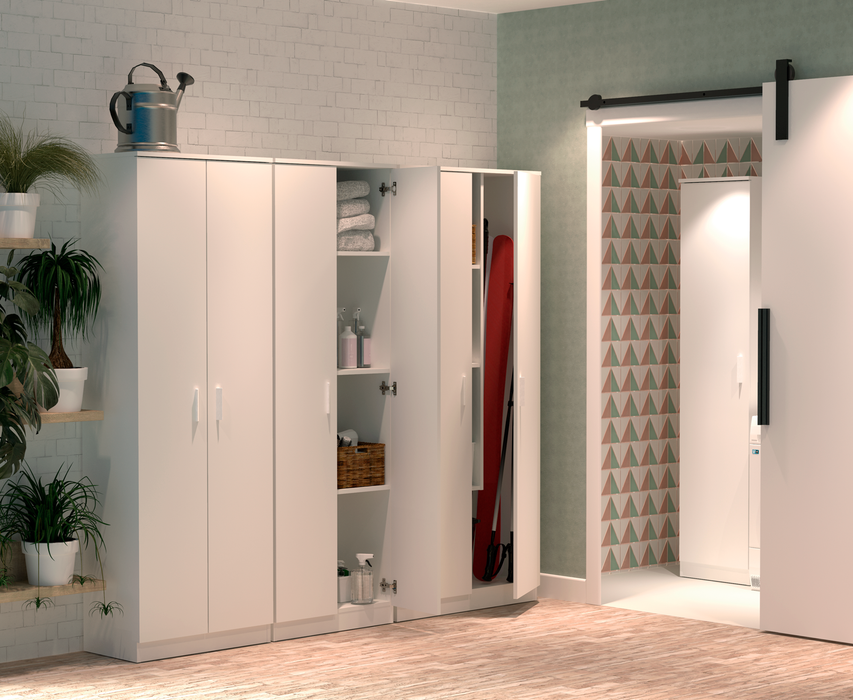 MUEBLES PITARCH Multipurpose Cabinet 2 Door White