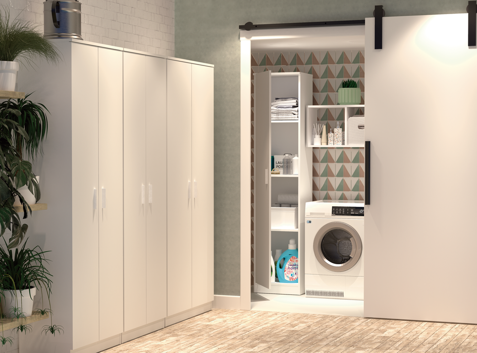 PITARCH FURNITURE Multipurpose Cabinet 1 Door White