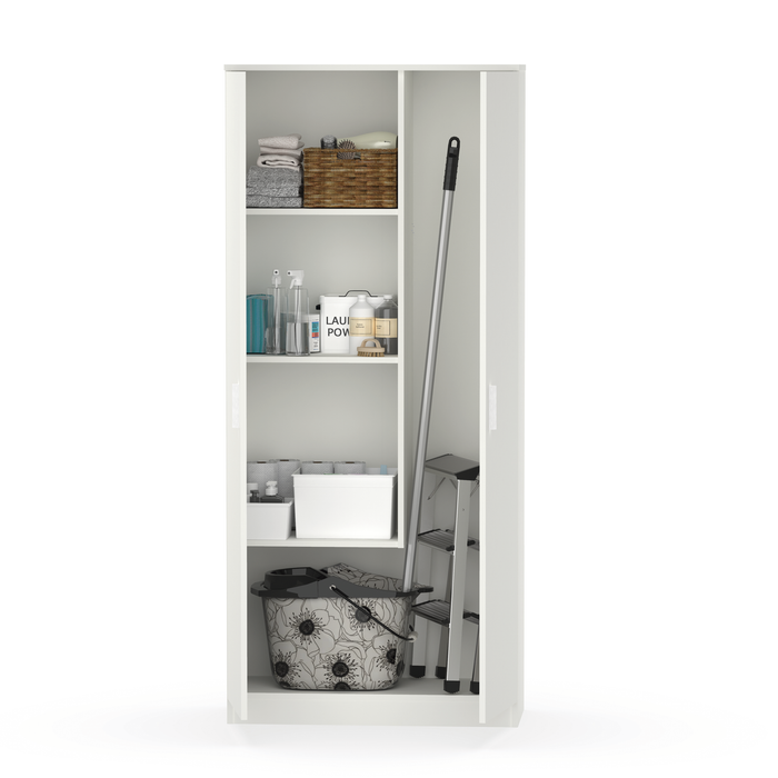PITARCH FURNITURE White Multipurpose Broom Closet