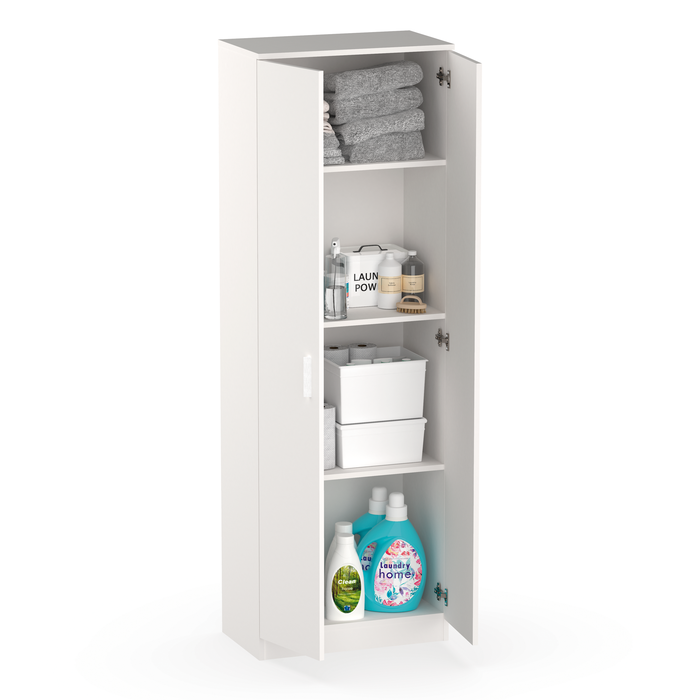 MUEBLES PITARCH Multipurpose Cabinet 2 Door White