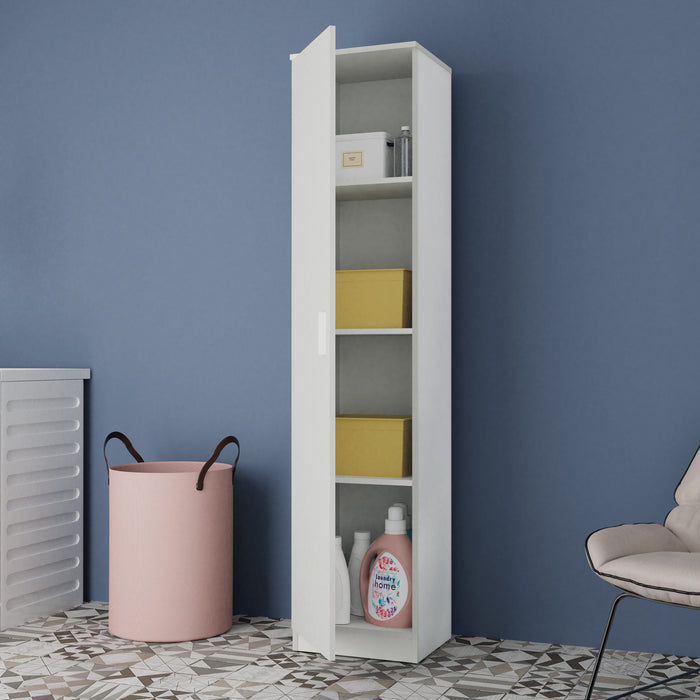 PITARCH FURNITURE Multipurpose Cabinet 1 Door White