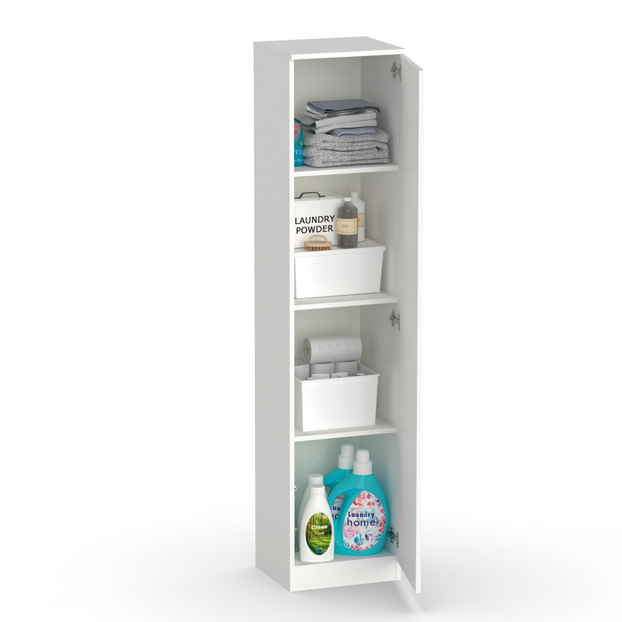 PITARCH FURNITURE Multipurpose Cabinet 1 Door White