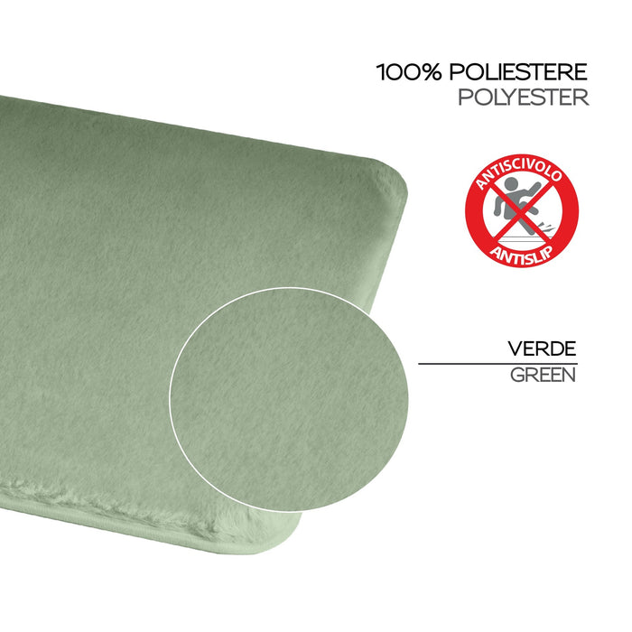 GEDY 96FY5080079 FUZZY Green Rug