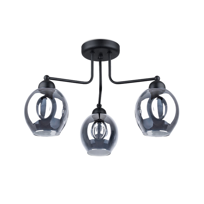 SOLLUX SL.1144 Fillan 3 Black Chandelier