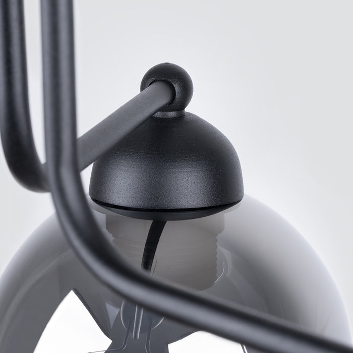 SOLLUX SL.1144 Fillan 3 Black Chandelier