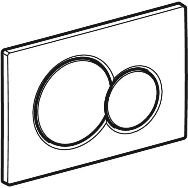 SIGMA 01 Pulsador Geberit cromo brillo/mate