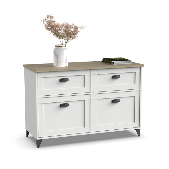 MUEBLES PITARCH Aparador Portobello Blanco/Roble Cambrian