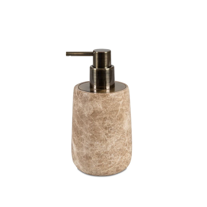 Andrea House BA24124 Dispensador De Mármol Marrón