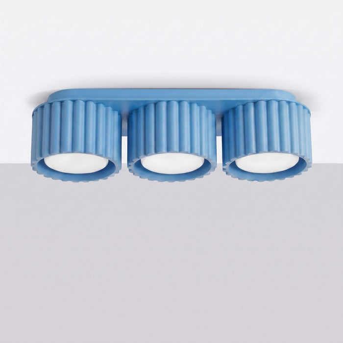 SOLLUX SL.2643 Plafón AURA 3 azur Gx53