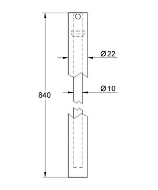 GROHE 48 054 000 Barra sistema ducha 840 mm 5 a 7 Días Grohe 