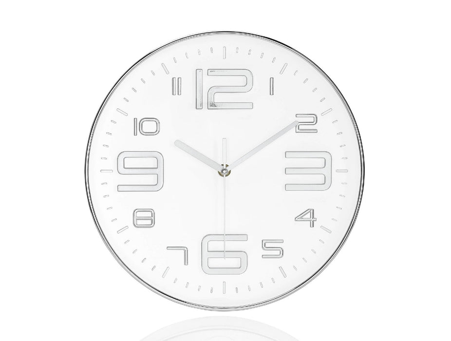 ANDREA HOUSE AX17055 Reloj Pared Cromo Ø30X4,5 cm