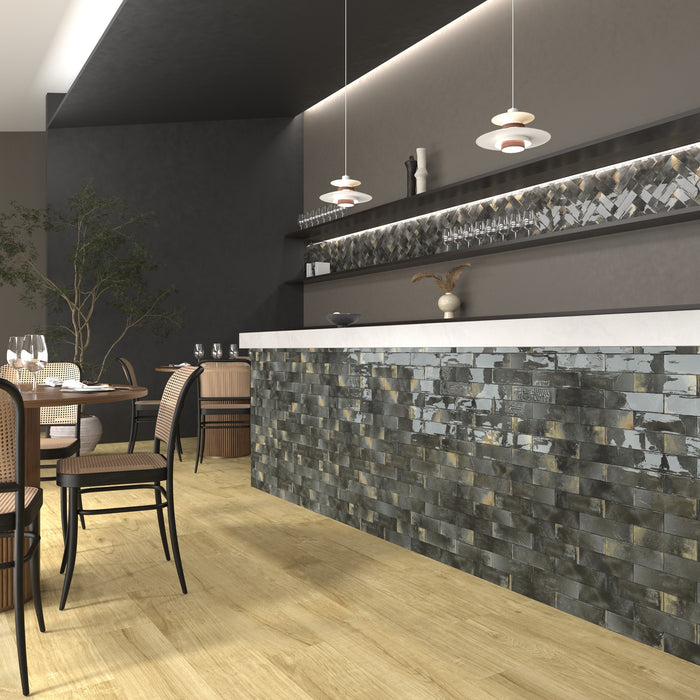 DUNE GRANADELLA CARBON 6,4x22,3 Porcelánico Esmaltado