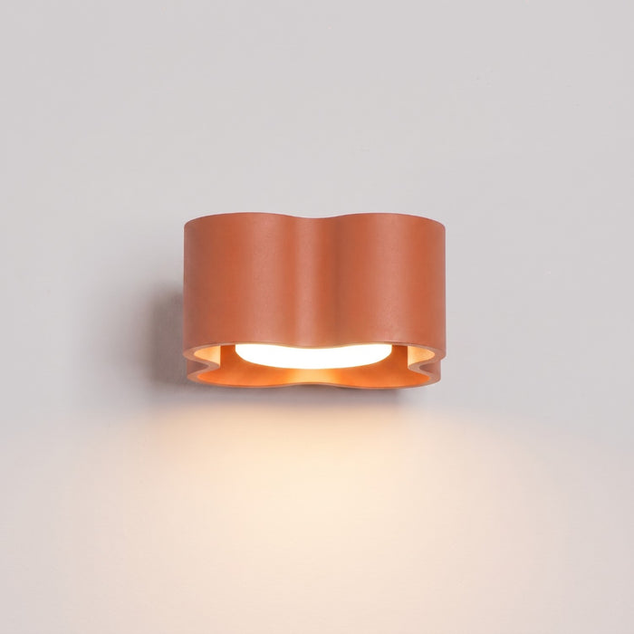 SOLLUX SL.3353 Lámpara De Pared Ovio Ocre Rojo Gx53
