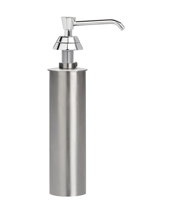 MEDICLINICS DJ0120C Manual Soap Dispenser 0.5L AISI 304 and Chrome Brass Bright for Recessed Installation