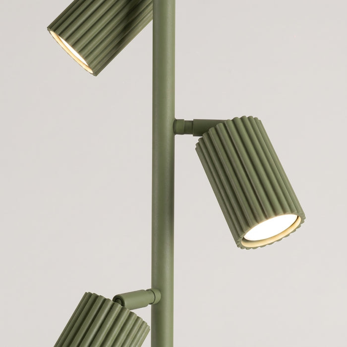 SOLLUX SL.2026 Lámpara de pie KARBON 3 verde oliva