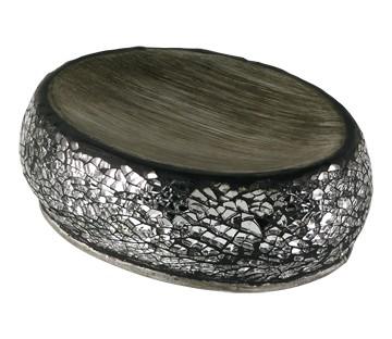 GEDY MY117300300 MYOSOTIS Silver Soap Dish
