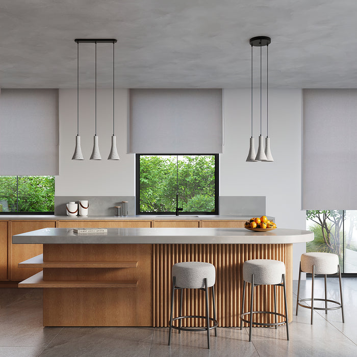 SOLLUX SL.1223 REA Lámpara Colgante E14 Gris