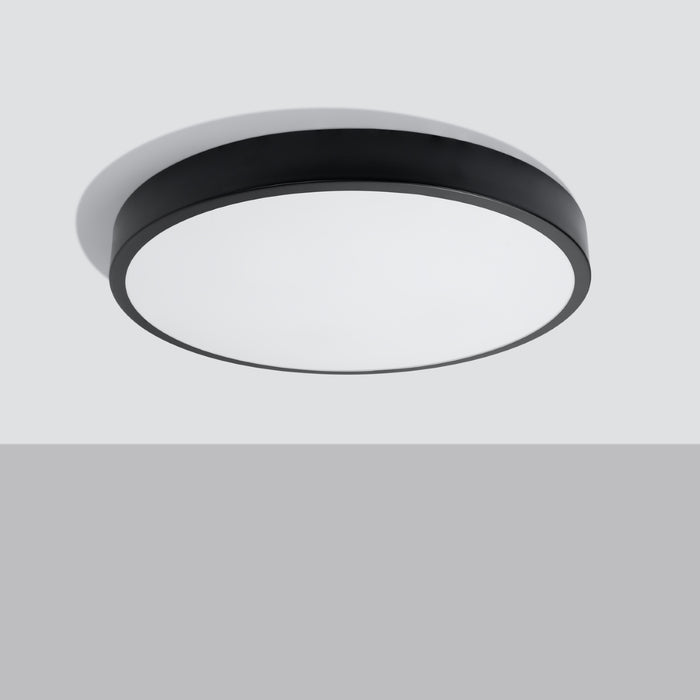 SOLLUX SL.1248 ONYX ceiling lamp 60 Black LED 3000K