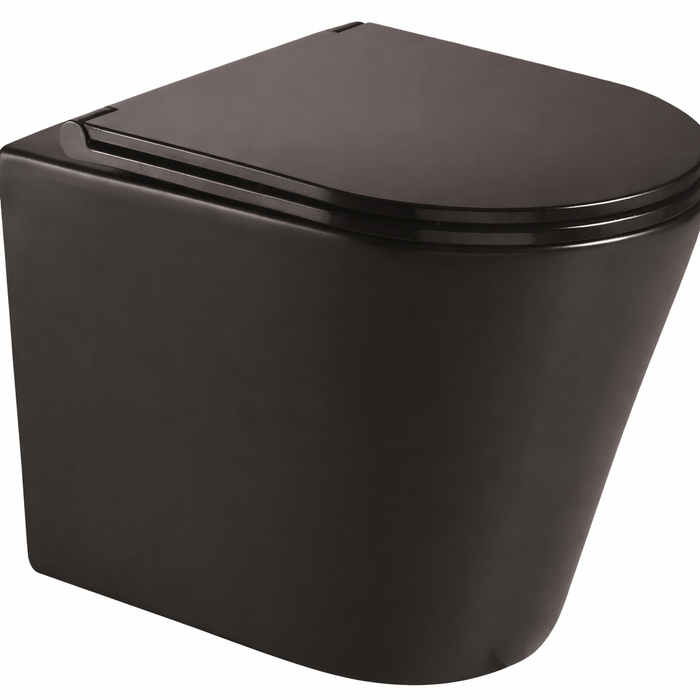 AQUORE TURÍN Inodoro Para Tanque Empotrado Tornado Negro Mate