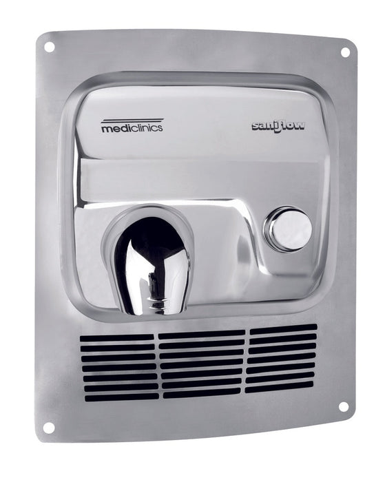 MEDICLINICS KT0005C Recessed Kit for Saniflow Manual Hand Dryer Gloss Finish (Without Dryer)