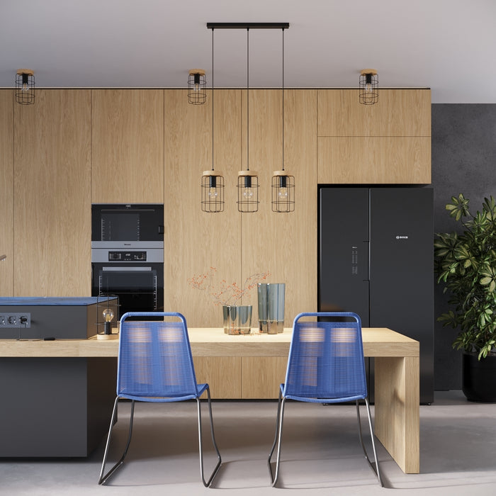 SOLLUX SL.1265 GOTTO Lámpara de Escritorio E27 Madera Negra