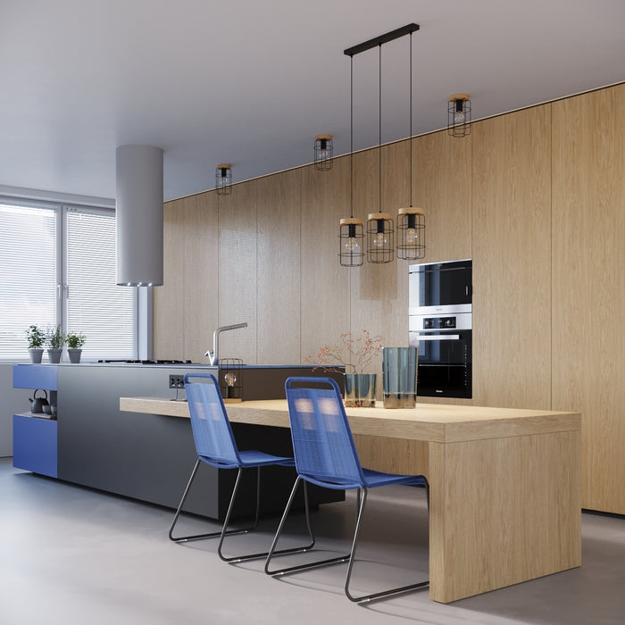 SOLLUX SL.1265 GOTTO Lámpara de Escritorio E27 Madera Negra