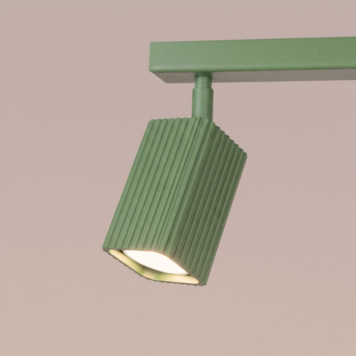 SOLLUX SL.3308 Lámpara De Techo Rayo 6L Verde Salvia