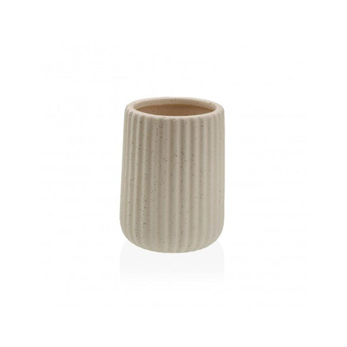 ARCOBAÑ FCPRAGABE PRAGA Lote Dispensador/dosificador Jabón + Vaso Beige
