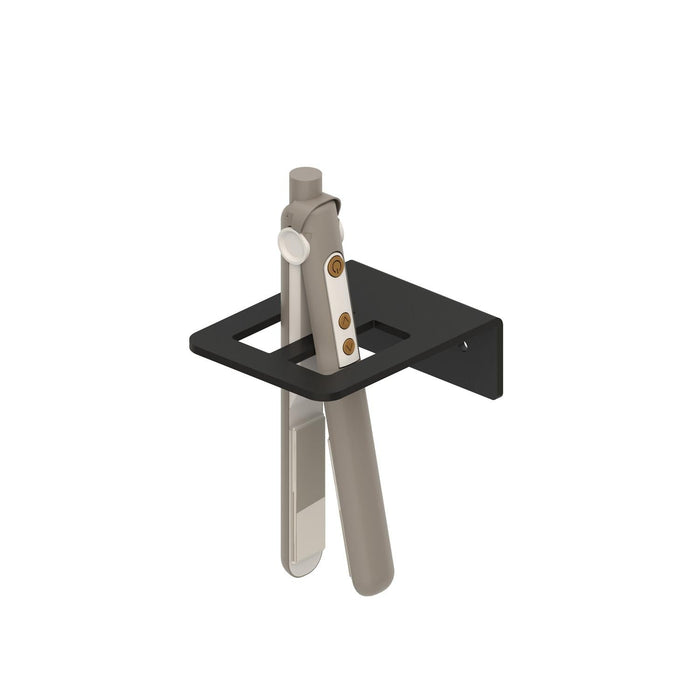 BELTRAN 10442 ETNA Porta Planchas De Pelo De Pared Negro