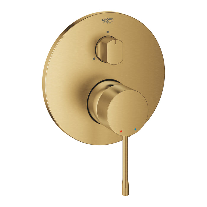 GROHE 24 169 GN1 ESSENCE Monomando con inversor de 3 vías oro cepillado