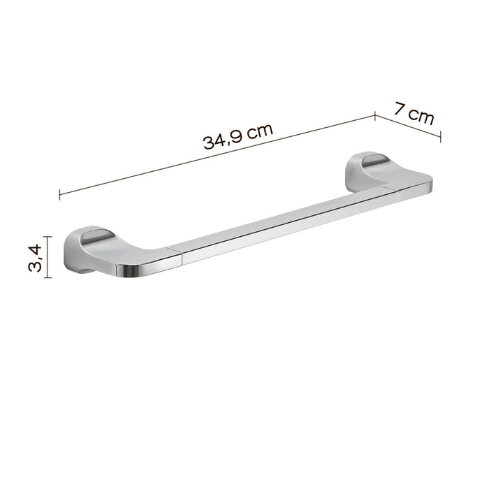 GEDY ST213513100 STELVIO Toallero 35cm Cromo